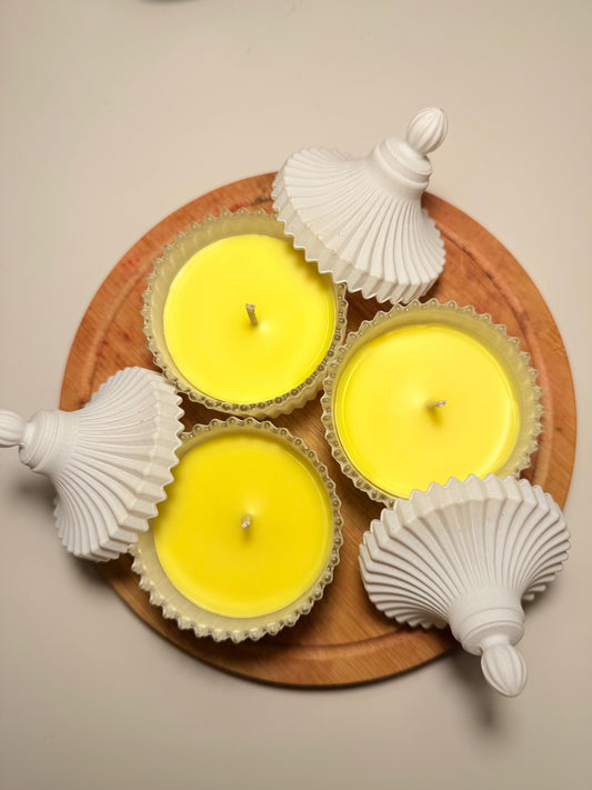 Sunbeam Glow Candle – Handcrafted Elegance