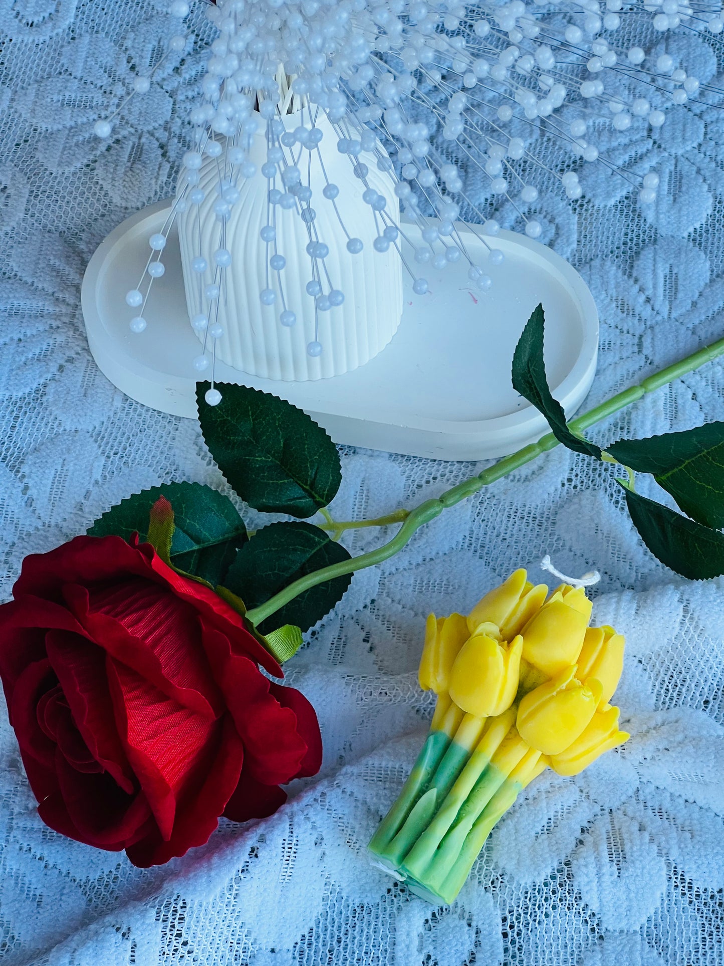 Tulip Bouquet Candle