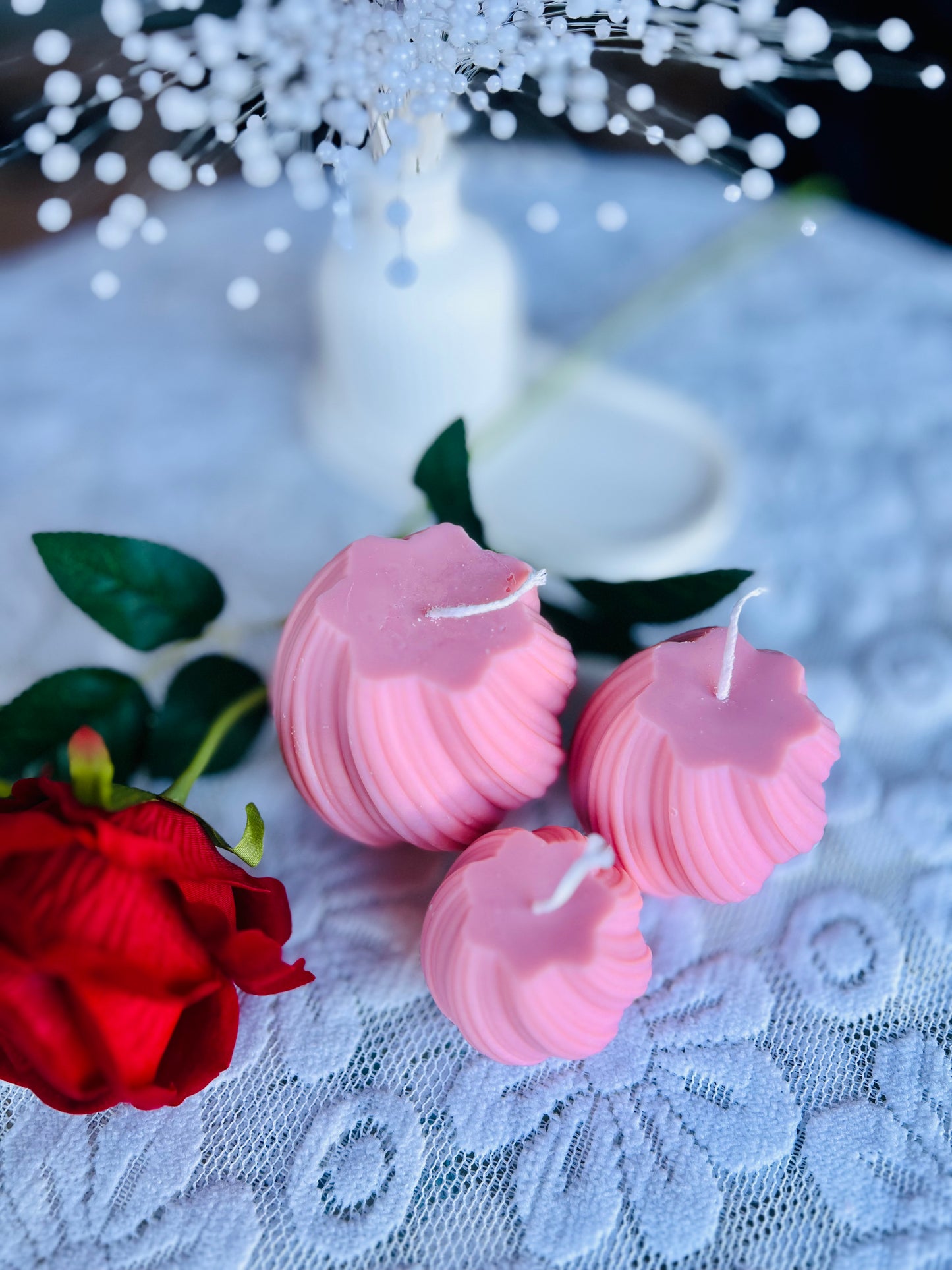 Blossom Sphere Candle Set