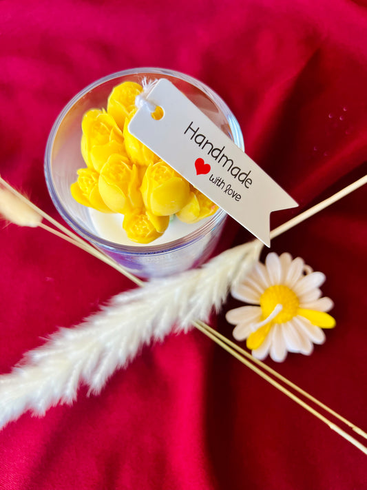 Tulip Bouquet Jar Candle