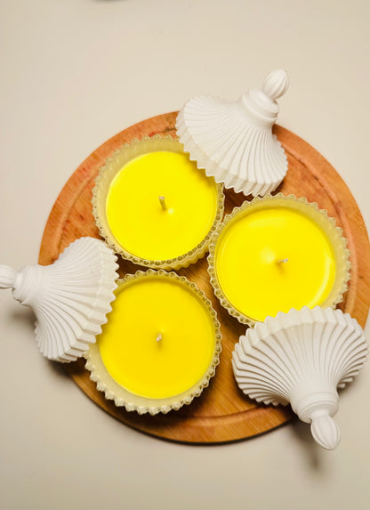 Sunbeam Glow Candle – Handcrafted Elegance